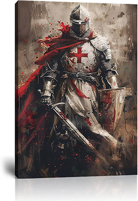 Dangerous Knight Crusader Canvas Art